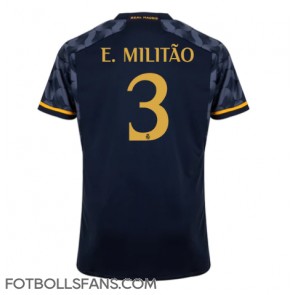 Real Madrid Eder Militao #3 Replika Bortatröja 2023-24 Kortärmad